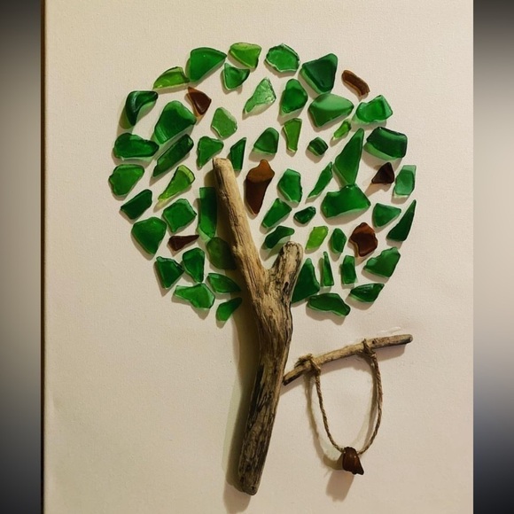 Sea Glass Designs one of a kind gift for the ocean or sea lover.  Customizable - Picture 2 of 11